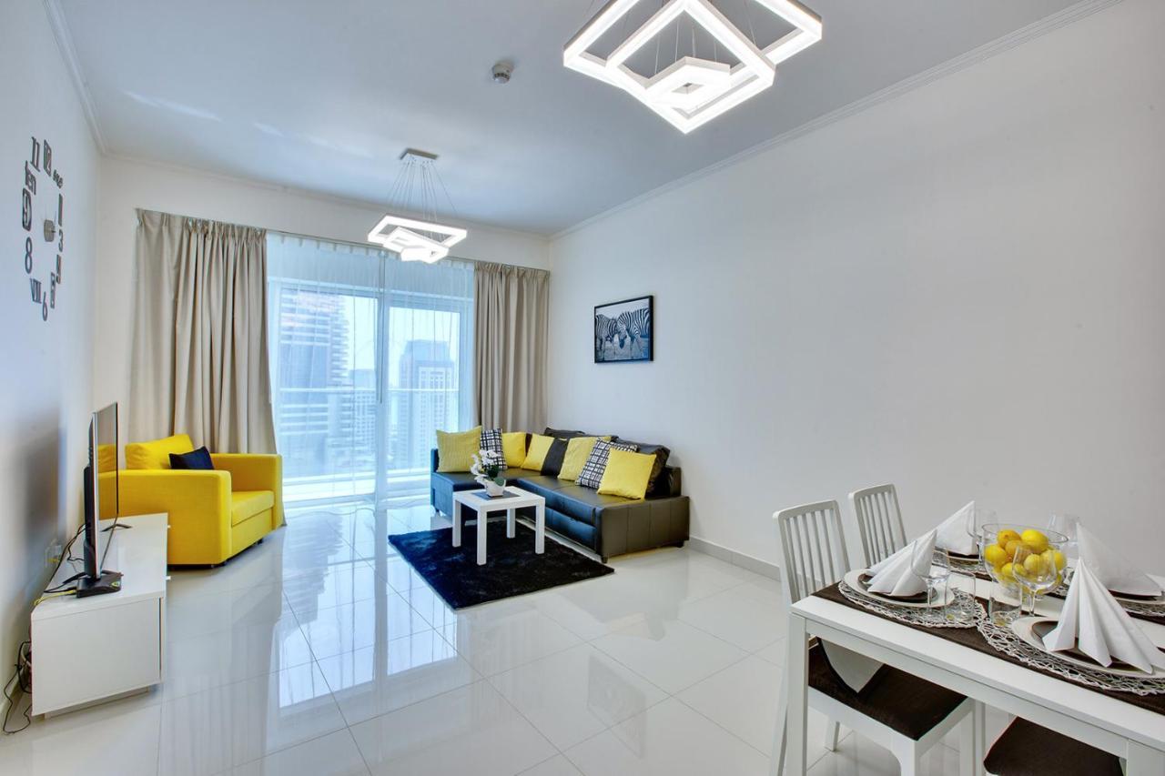 Ferienwohnung Ultra Modern 1BD in Damac Heights Dubai Marina Exterior foto