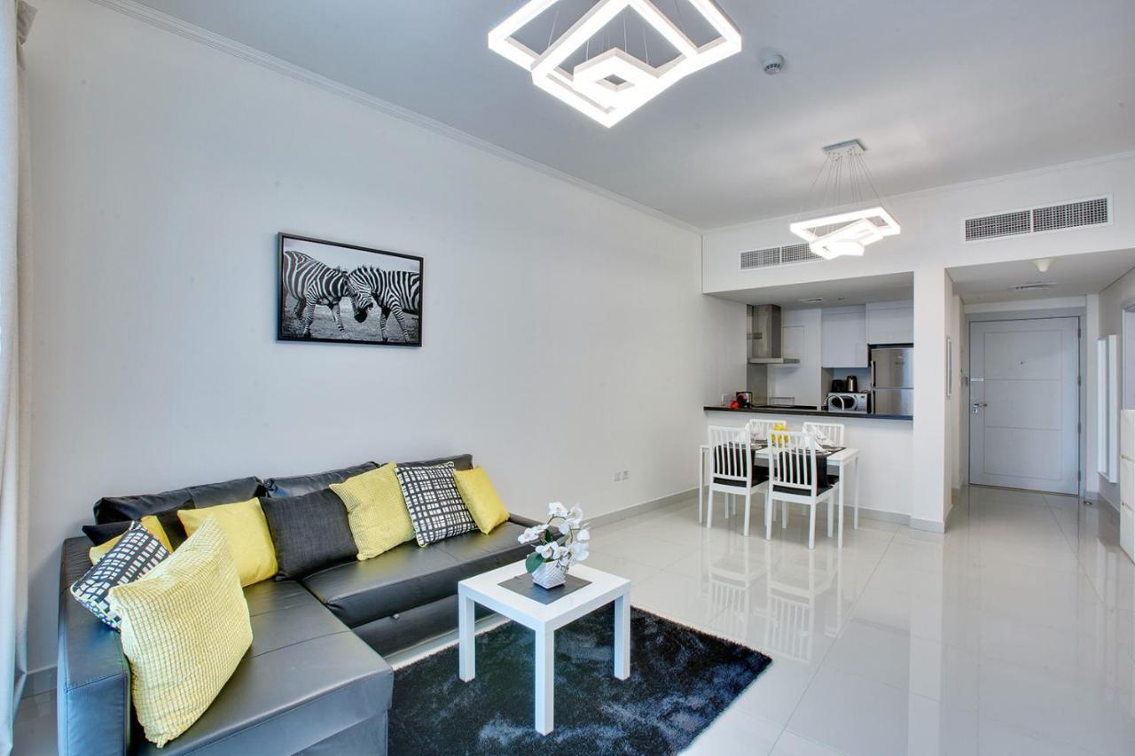 Ferienwohnung Ultra Modern 1BD in Damac Heights Dubai Marina Exterior foto