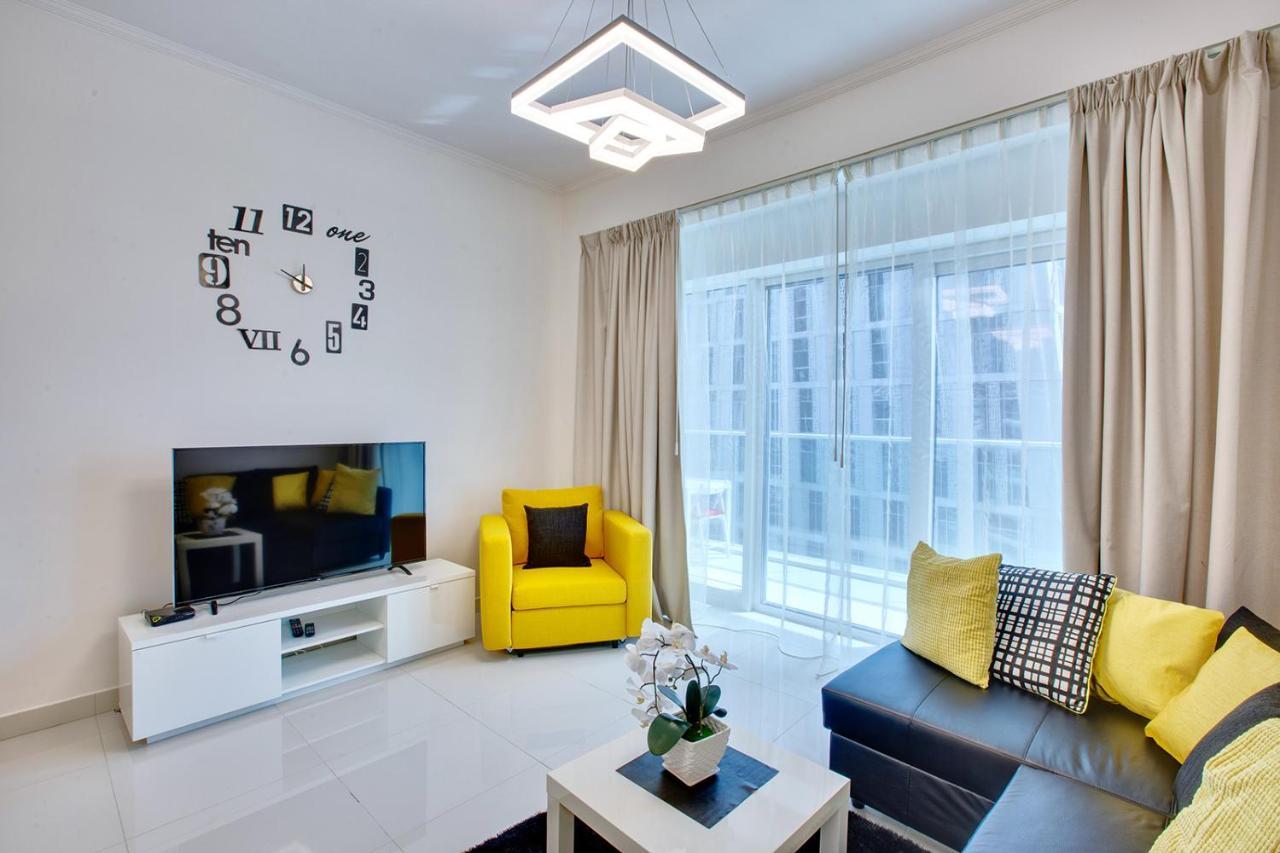 Ferienwohnung Ultra Modern 1BD in Damac Heights Dubai Marina Exterior foto