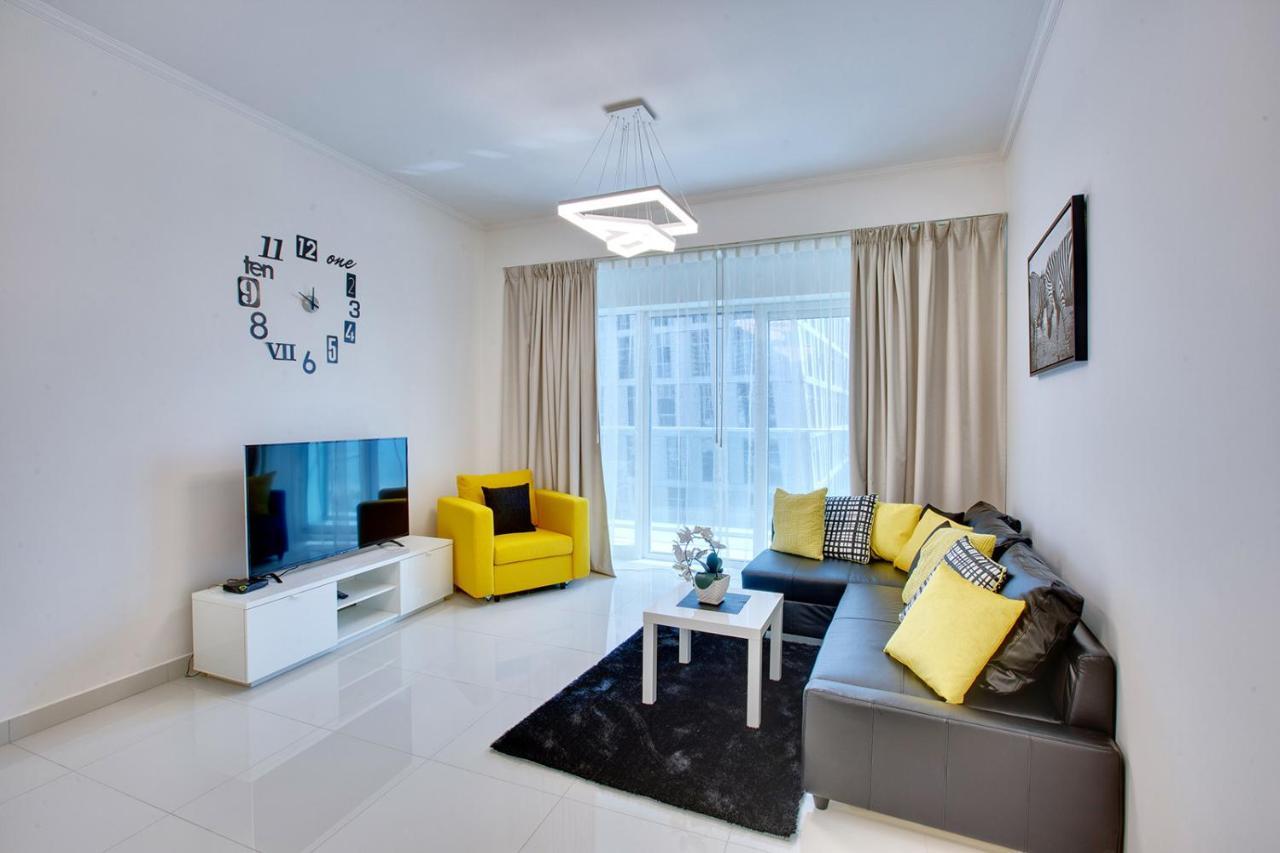 Ferienwohnung Ultra Modern 1BD in Damac Heights Dubai Marina Exterior foto