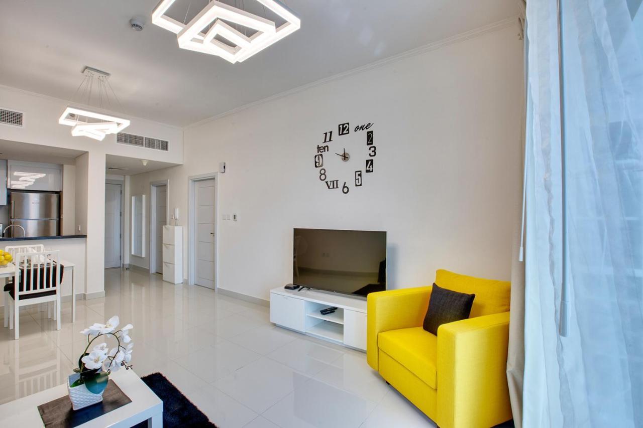 Ferienwohnung Ultra Modern 1BD in Damac Heights Dubai Marina Exterior foto